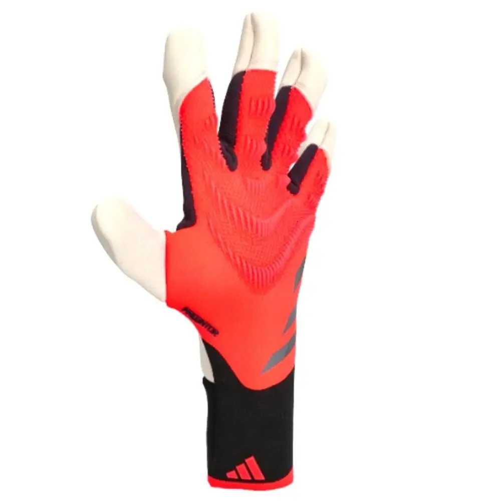 Adidas Predator Goalkeeper Pro Hybrid Gloves Turbo Aurora Size 11